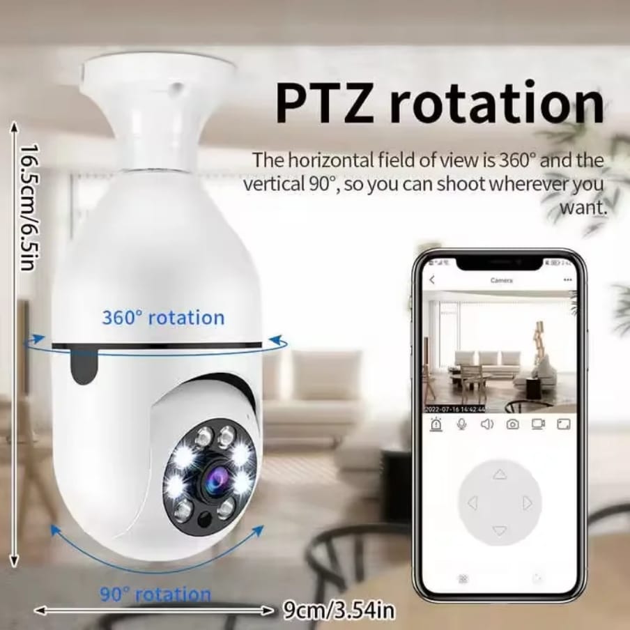 Rotate Auto Tracking Panoramic Wireless Camera