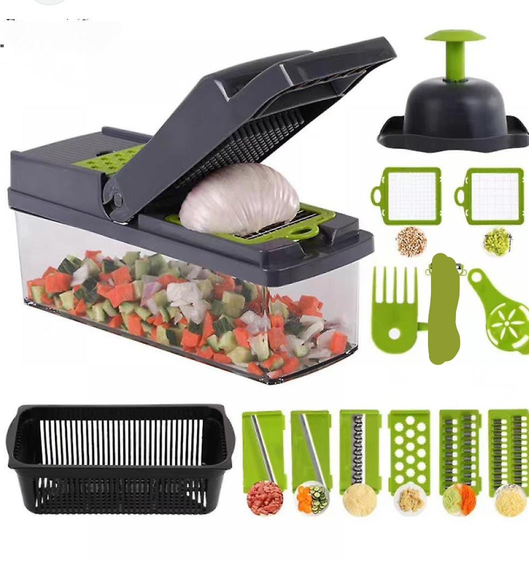New 16pc veggie cutter slicer dicer chopper